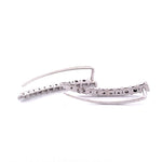 Load image into Gallery viewer, Gorgeous 14K White Gold & Yellow Gold Curved Bar Diamond Ear Crawlers