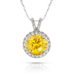 Load image into Gallery viewer, Elegant 14K Yellow Gold or White Gold Birthstone Necklace