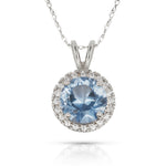 Load image into Gallery viewer, Elegant 14K Yellow Gold or White Gold Birthstone Necklace