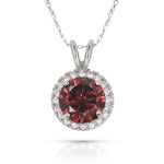 Load image into Gallery viewer, Elegant 14K Yellow Gold or White Gold Birthstone Necklace