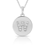 Load image into Gallery viewer, 14k Gold 12mm x 18mm Disc with Initial Engraved Letter Necklace
