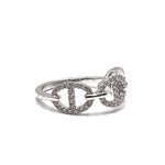 Load image into Gallery viewer, Elegant 14k White Gold Diamond Ring