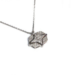 Load image into Gallery viewer, Day to Night 18K White Gold Convertible Necklace