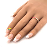 Load image into Gallery viewer, 14K Yellow Gold Red Enamel Diamond Ring