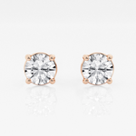 Load image into Gallery viewer, Lab Grown Diamond Stud Earrings in Near-Colorless (G-H) Grade